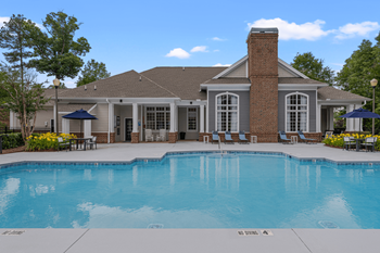 Swimming pool with sundeck